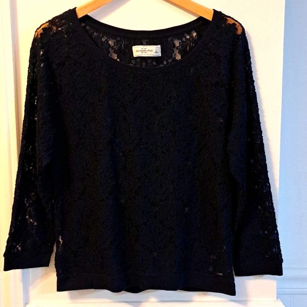 Abercrombie and Fitch Lace Sweatshirt
